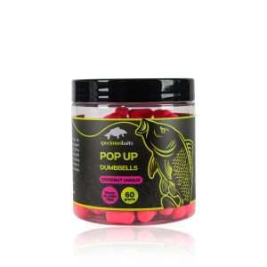 Pop Up Dumbbells Coconut Unique 10 x 15 mm. Fluorocent Pink