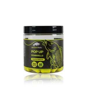 Pop Up Dumbbells Pineapple Absolute 10 x 15 mm. Fluorocent Yellow